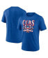 Фото #1 товара Men's Heather Royal Chicago Cubs Home Team Tri-Blend T-Shirt