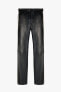 Фото #8 товара Штаны кожаные узкие - ограниченная коллекция (брюки) ZARA