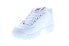 Фото #4 товара Fila Disruptor II Signature Womens White Synthetic Lifestyle Sneakers Shoes