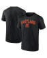 Фото #1 товара Men's Black Maryland Terrapins Campus T-shirt