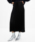 Women's Pleated Midi Skirt