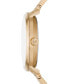 Фото #2 товара Часы и аксессуары Michael Kors мужские наручные золотистый стальной браслет Blake 42 мм