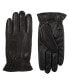 Isotoner Men's Sleekheat Faux Nappa with Gathered Wrist Glove - A70199