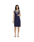 ფოტო #1 პროდუქტის Women's Long Cotton Jersey Sleeveless Swim Cover-up Dress Print