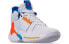 Air Jordan Why Not Zer0.2 “OKC Home” 威少 白 国外版 实战篮球鞋 / Кроссовки баскетбольные Air Jordan AO6219-100 45.5 - фото #3