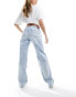 Tommy Jeans Sophie low waisted straight jeans in light wash Helle Waschung, W29 L30 - фото #3