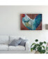Фото #3 товара Marnie Bourque Blue Rooster Canvas Art - 20" x 25"