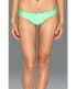 Фото #1 товара Luli Fama Costa Buena Full Ruched Back Bikini Bottom Green Swimwear Size S M