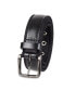 Men's Neoprene with Perforated Leather Overlay Casual Belt