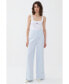 Фото #3 товара Women's High-Waist Flowy Palazzo Pants