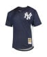 Фото #3 товара Men's Derek Jeter Navy New York Yankees Cooperstown Collection Mesh Batting Practice Jersey
