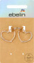 Creolen Herzform Gold-Optik, 2 St