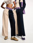 Фото #4 товара Reclaimed Vintage unisex wide leg colour block trousers