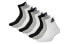 Фото #1 товара adidas 经典透气短筒篮球袜 情侣款 组合装 黑白灰 / Линжерия Adidas DZ9364