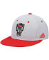 Фото #1 товара Men's Gray and Red NC State Wolfpack On-Field Baseball Fitted Hat