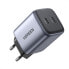 Ugreen 90573 Nexode 45W GaN Mini USB-C Charger - Indoor - AC - 20 V - 4.05 A - Black - Grey