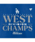 Фото #4 товара Men's Royal Los Angeles Dodgers 2023 NL West Division Champions Locker Room T-shirt