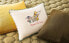 Children’s winnie the pooh cushion cover with crochet detail