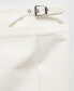 Фото #6 товара Women's Buckle Detail Cropped Mini Skirt