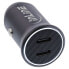Фото #1 товара InLine USB car power adapter power delivery - 2x USB-C - black