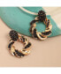 ფოტო #2 პროდუქტის Women's Gold Twisted Drop Earrings