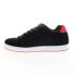 Фото #9 товара DC Net 302361-BLR Mens Black Nubuck Lace Up Skate Inspired Sneakers Shoes