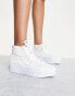 Vans SK8-Hi tapered Stackform trainers in white