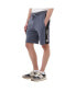 Mens Elba Fleece Shorts Steel Grey / Black, XLARGE - фото #2