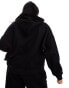 Kaiia Plus logo oversized hoodie co-ord in black Черный, 52 - фото #4