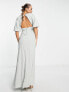 Фото #1 товара Платье Maya – Свадебное – Макси салатовое с короткими рукавами и вырезом на спине