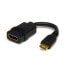 StarTech.com 5in Mini HDMI to HDMI Adapter - 4K High Speed HDMI Adapter - 4K 30Hz Ultra HD High Speed HDMI Adapter - HDMI 1.4 - Gold Plated Connectors - UHD Mini HDMI Adapter 4K - Black - 0.127 m - Mini HDMI - HDMI - 3D - 10.2 Gbit/s - Black