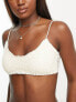 Фото #2 товара Rip Curl Oceans Together crochet crop bikini top in cream