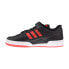 Фото #4 товара Adidas Forum Low Men's Shoes Core Black-Vivid Red-Cloud White GW1613