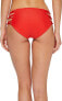 MIKOH Women's 178990 Barcelona Bikini Bottoms Swimwear Red Ginger Size S