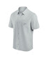 Фото #3 товара Men's Gray Detroit Lions Front Office Button-Up Shirt