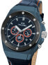 Фото #2 товара Наручные часы Stuhrling Men's Brown Genuine Leather Strap Watch 42mm.
