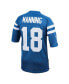 Фото #4 товара Men's Peyton Manning Royal Indianapolis Colts 1998 Authentic Throwback Retired Player Jersey