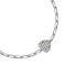 Фото #2 товара Timeless steel bracelet Heart with crystals Drops SCZ1344