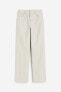 Straight Twill Pants