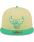 Фото #2 товара Men's Yellow, Green Chicago Bulls 9FIFTY Hat
