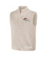 ფოტო #2 პროდუქტის Men's NFL x Darius Rucker Collection by Oatmeal Denver Broncos Full-Zip Sweater Vest