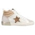 Фото #1 товара Vintage Havana Lester Leopard High Top Womens Beige, White Sneakers Casual Shoe