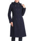 Women's Mary Hooded Stand Collar Boucle Wool Coat