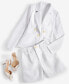 Фото #5 товара Women's Tweed Notched-Collar Blazer, Created for Macy's