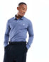 Фото #2 товара BOSS Orange Passerby long sleeve polo in navy