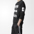 Фото #5 товара adidas originals三叶草 Logo印花字母圆领套头卫衣 男款 黑色 / Кофта Adidas originals Logo CD1717