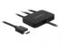 Delock 85830 - HDMI Type A (Standard) - HDMI + Mini DisplayPort + USB Type-C - Male - Male - Straight - Straight