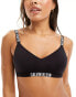 Calvin Klein intense power micro lightly lined crop bralette in black