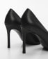 ფოტო #3 პროდუქტის Women's Heel Leather Shoes