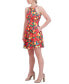ფოტო #3 პროდუქტის Petite Printed Pleat Sleeveless Dress